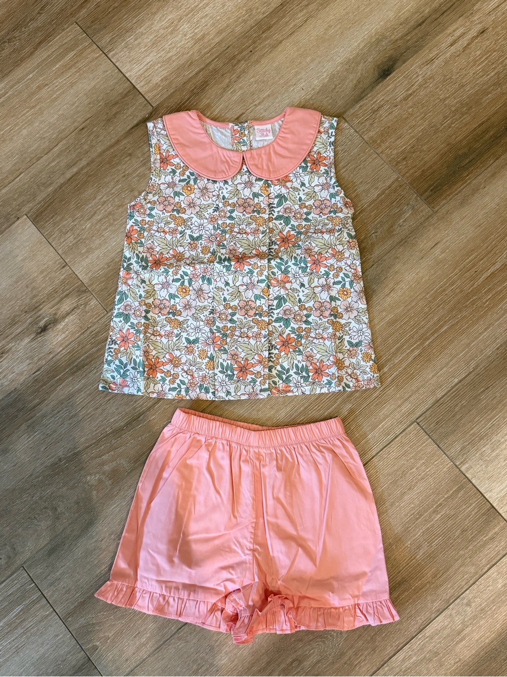 Stitchy Fish Coral Flower Outfit
